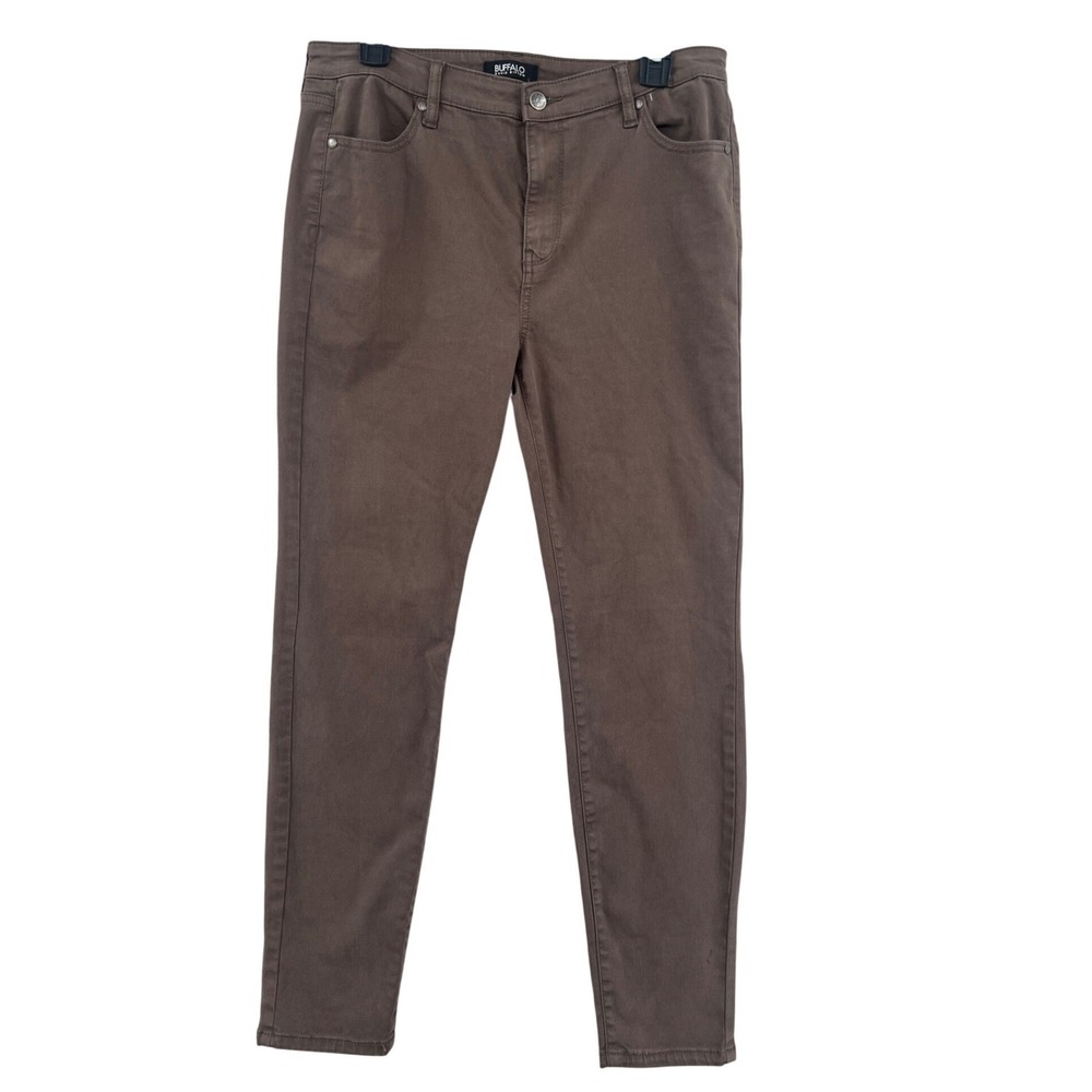 Buffalo Hanna Skinny Pants Size 10/30 Brown High Rise Soft Stretch Earth Tones